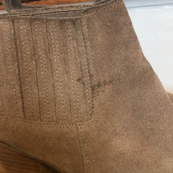 Dolce Vita Tan Suede Ankle Booties - Picture 6 of 6